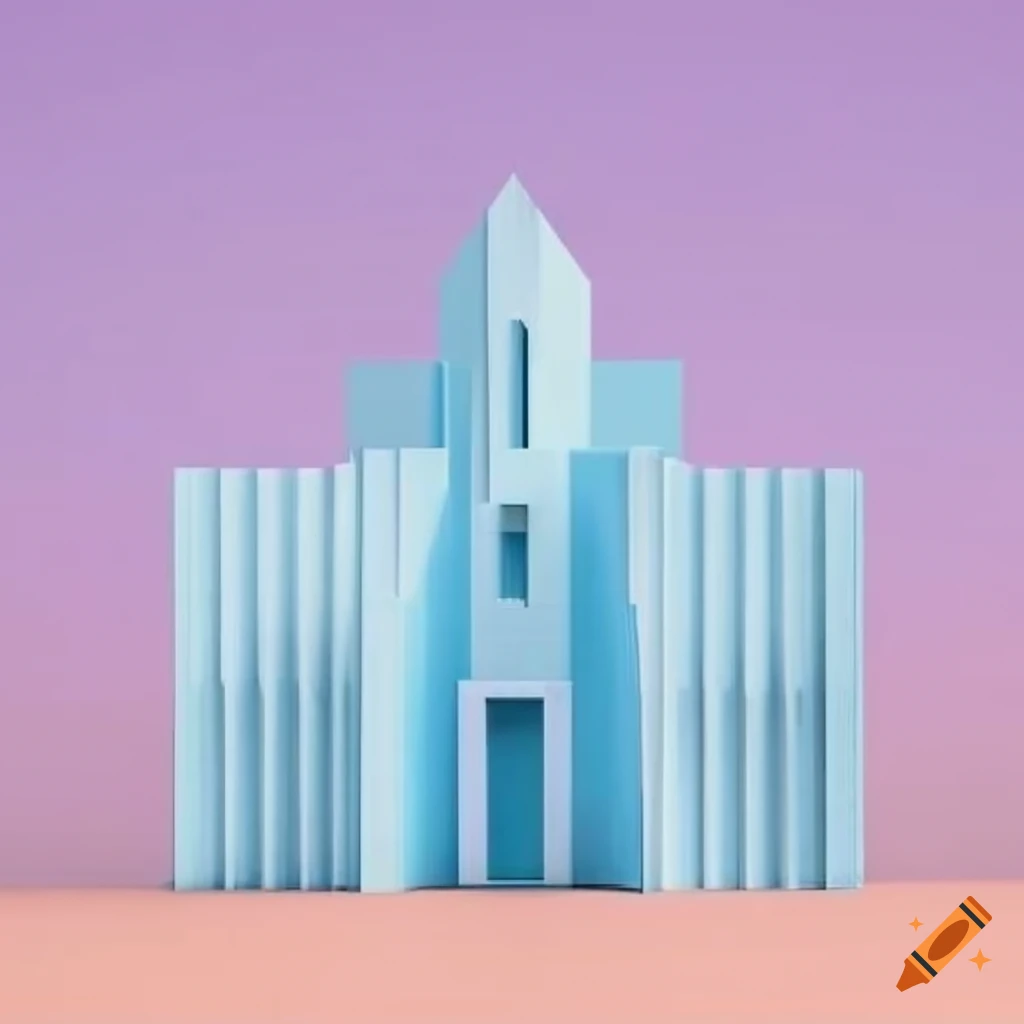 minimalist-art-deco-architecture-in-pastel-colors-on-craiyon