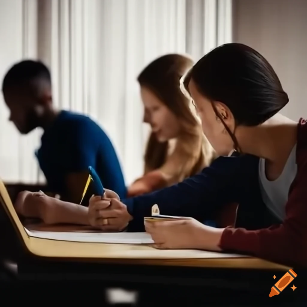 illustration of adults learning together in a classroom