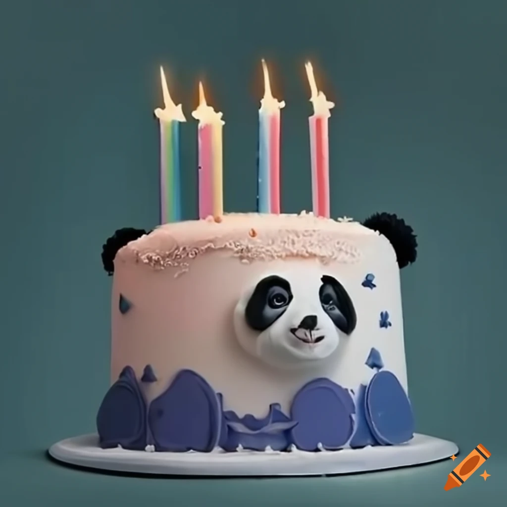 Best Panda Peanut Butter Cup Cake - Chinese new year cake 2020