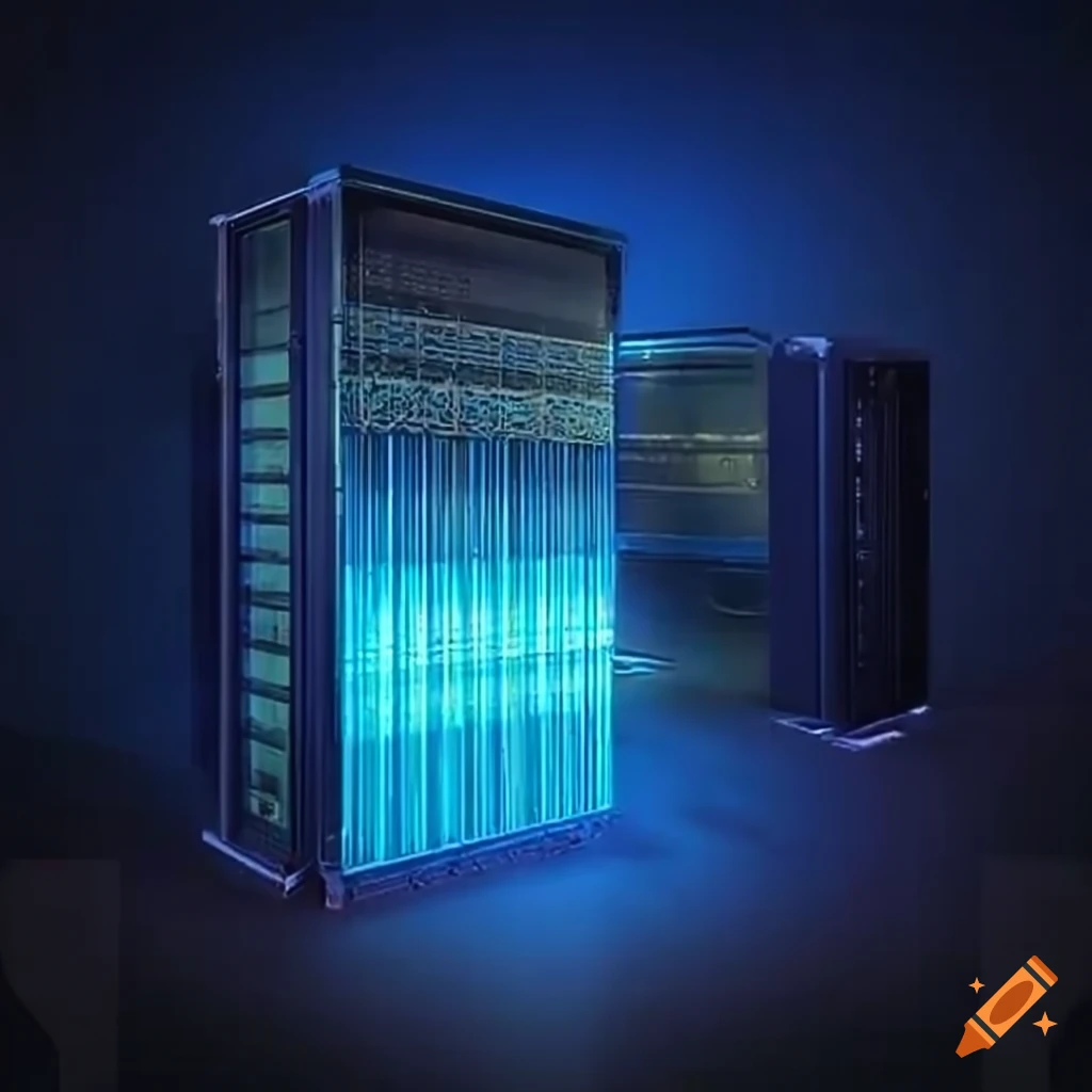 Image depicting build servers on Craiyon