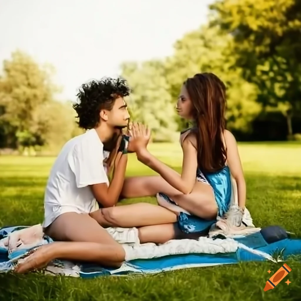 man having a conversation with a teenage girl