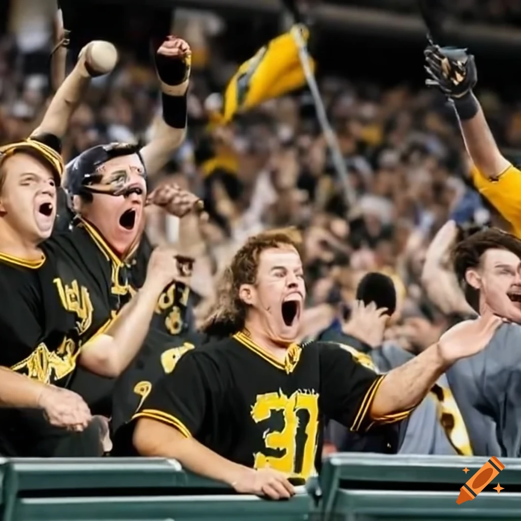 Guy Fell At Pirates Game