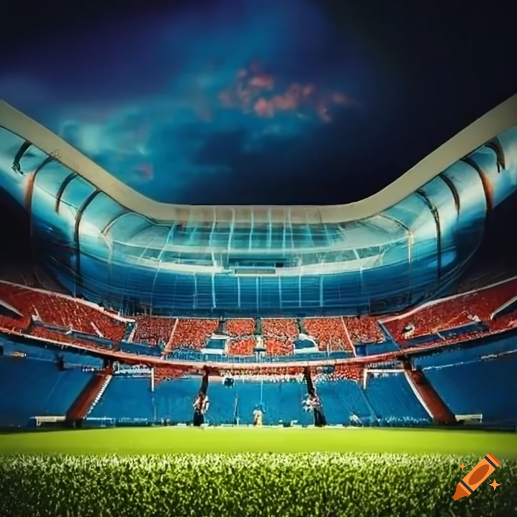 Football Stadium On Craiyon