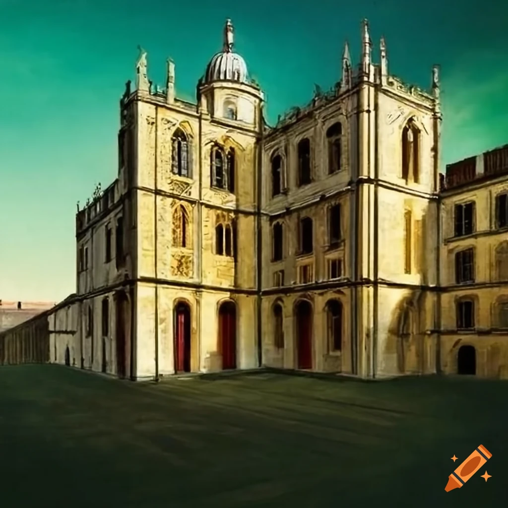 Giorgio de Chirico's depiction of the Bodleian library courtyard