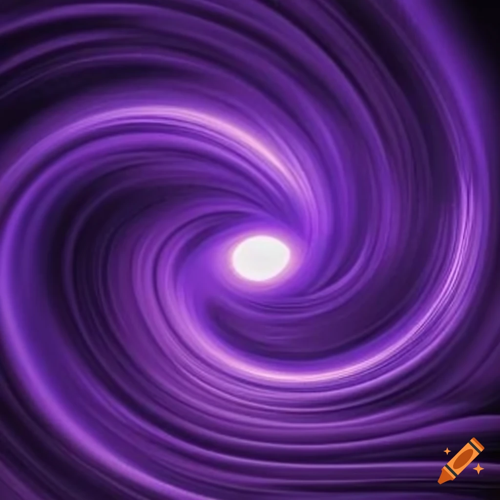 image of a deep purple vortex spiraling