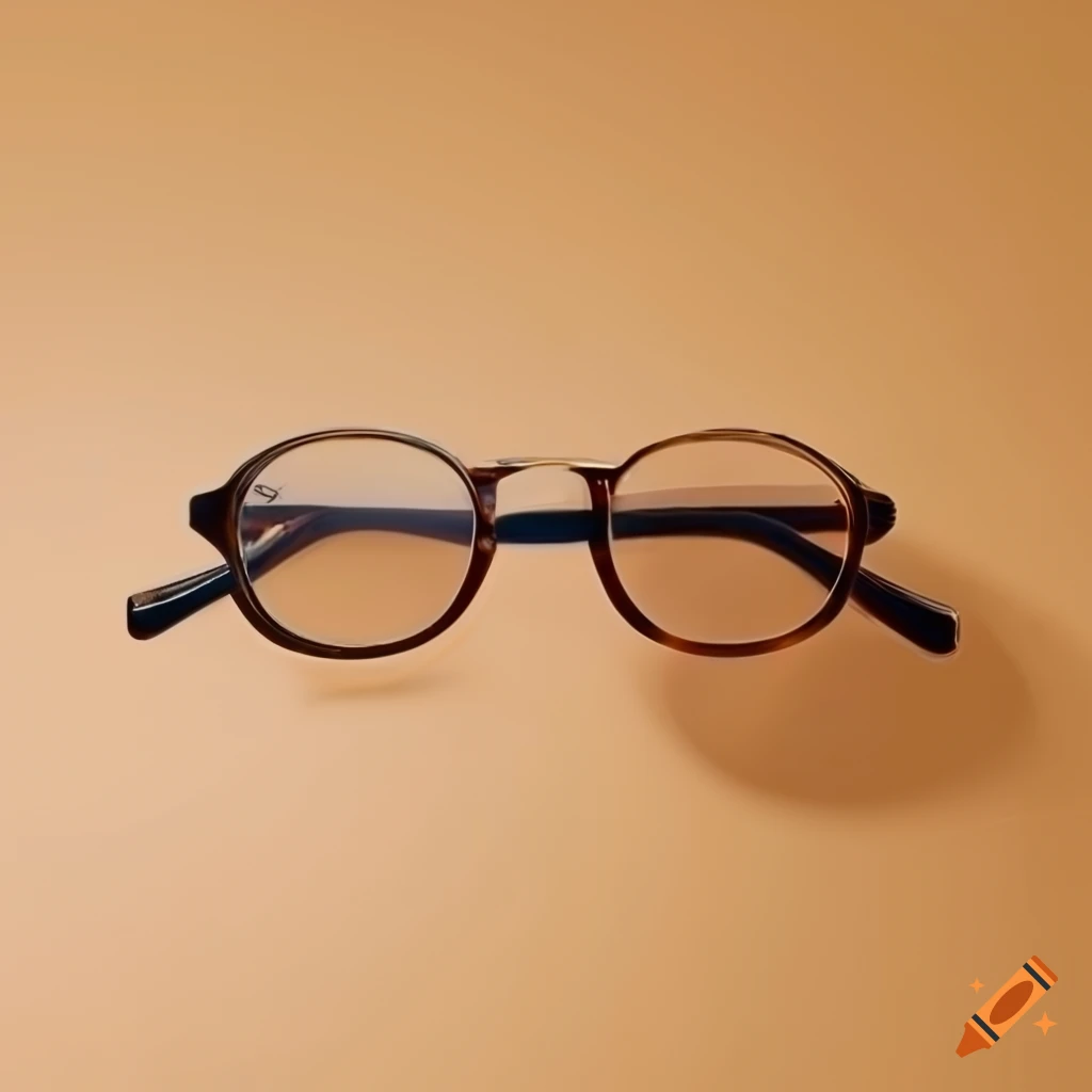 stylish glasses on transparent background