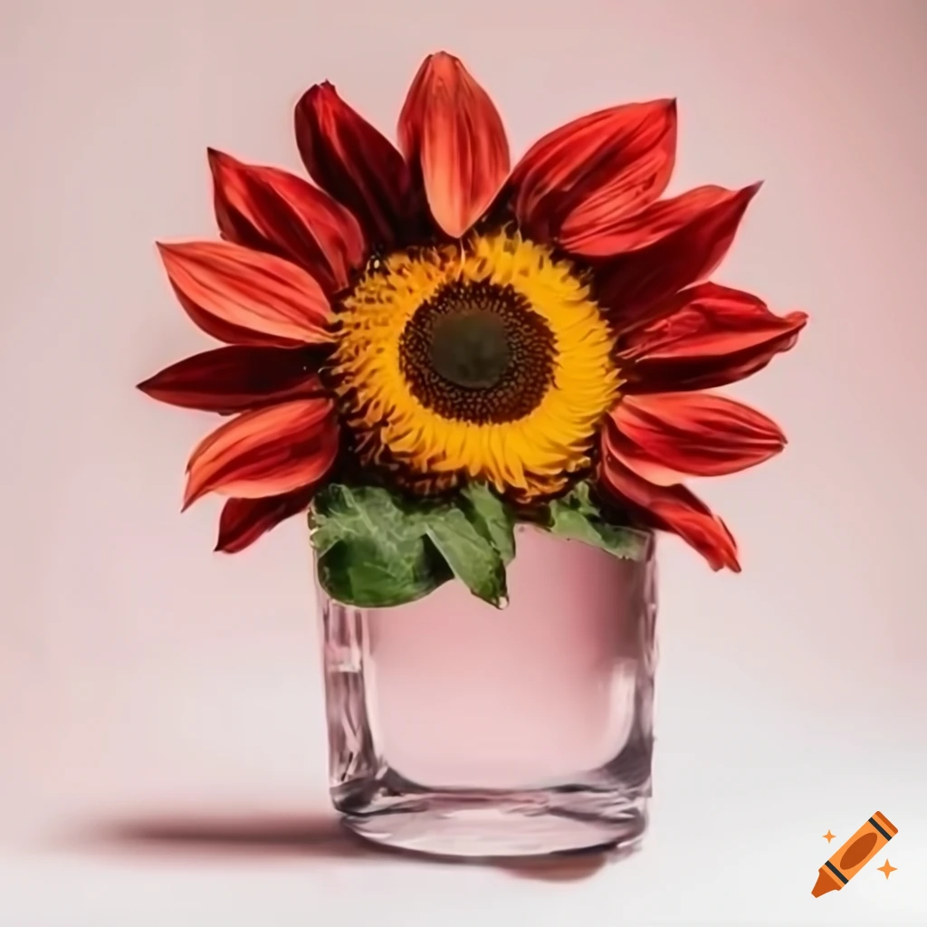 vibrant sunflower bouquet on white background