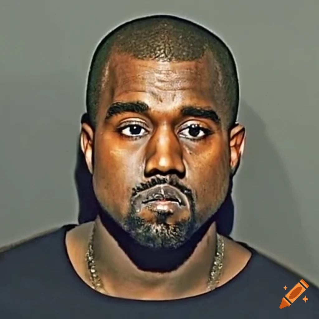 Kanye West mugshot