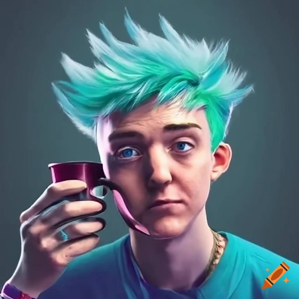 Ninja Holding A Coffee Mug In A Palace On Craiyon
