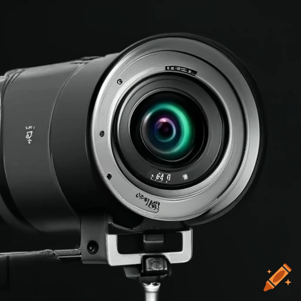 realistic illustration of the all-seeing eye as a security camera