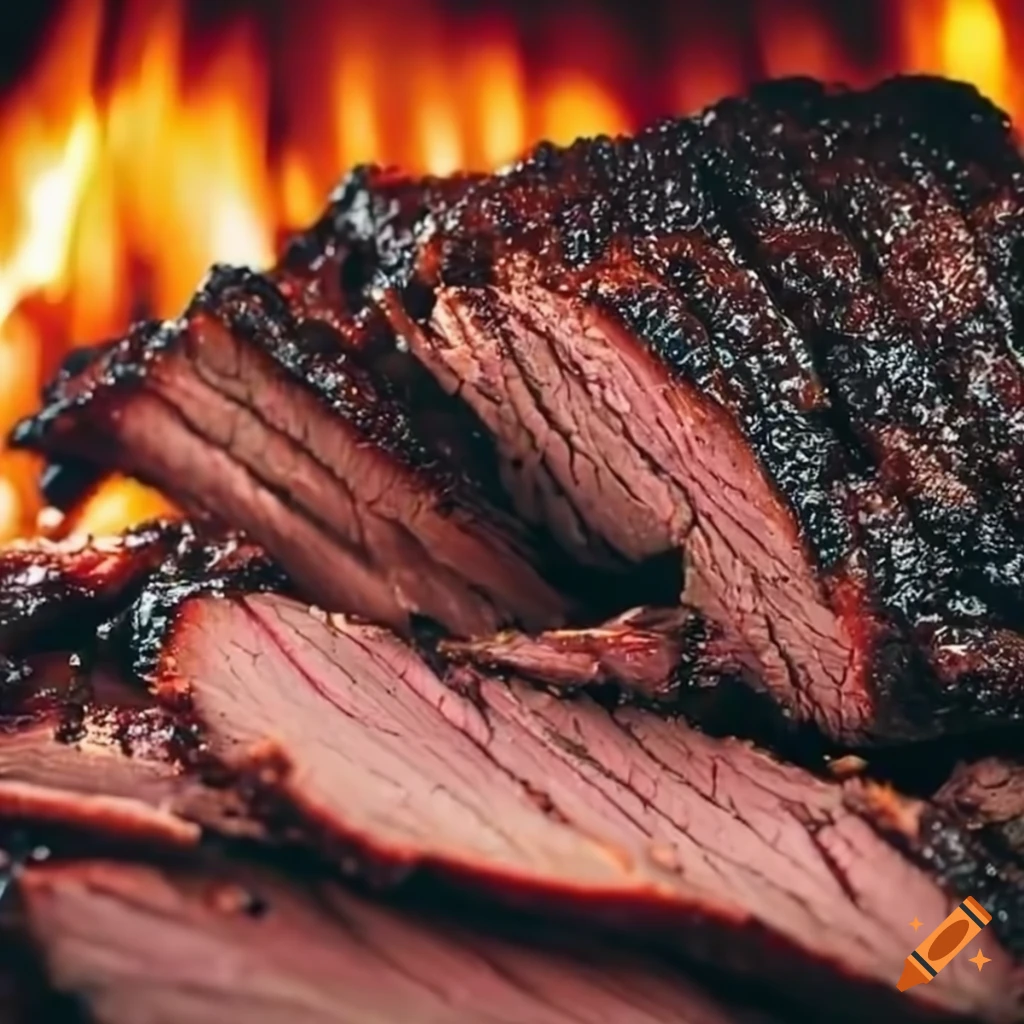 smoked charred brisket