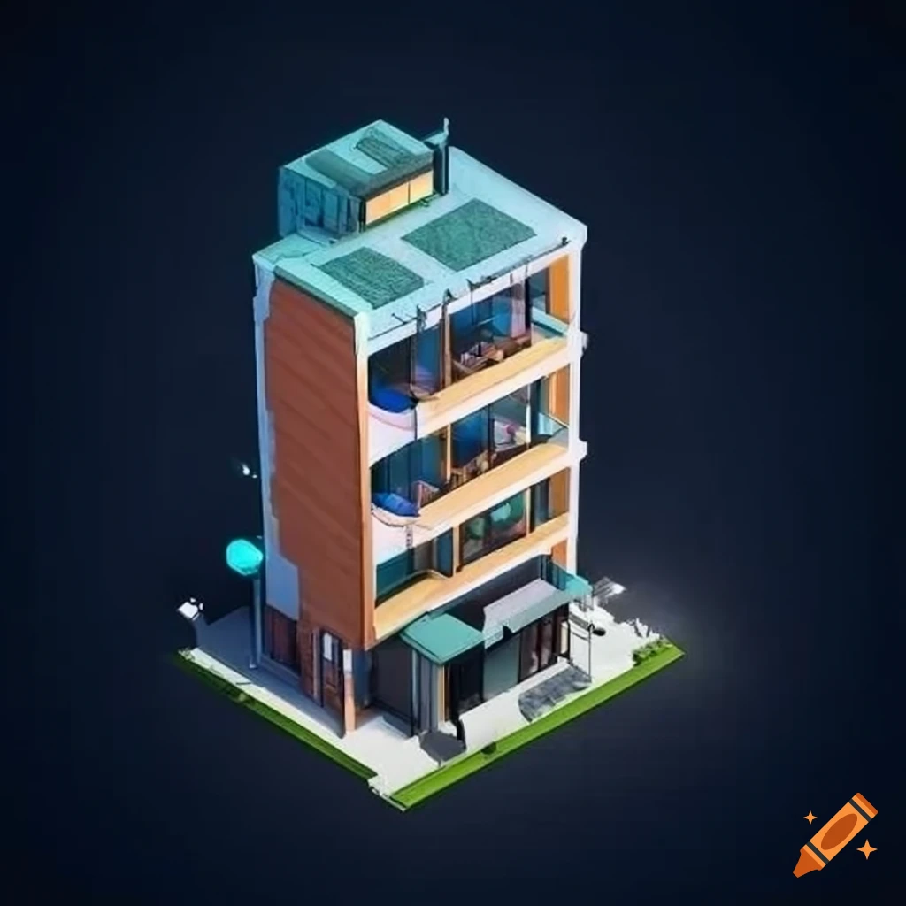 design-of-a-u-shaped-commercial-and-residential-house