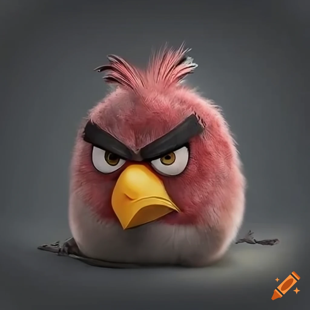 Realistic Angry Birds Artwork On Craiyon 