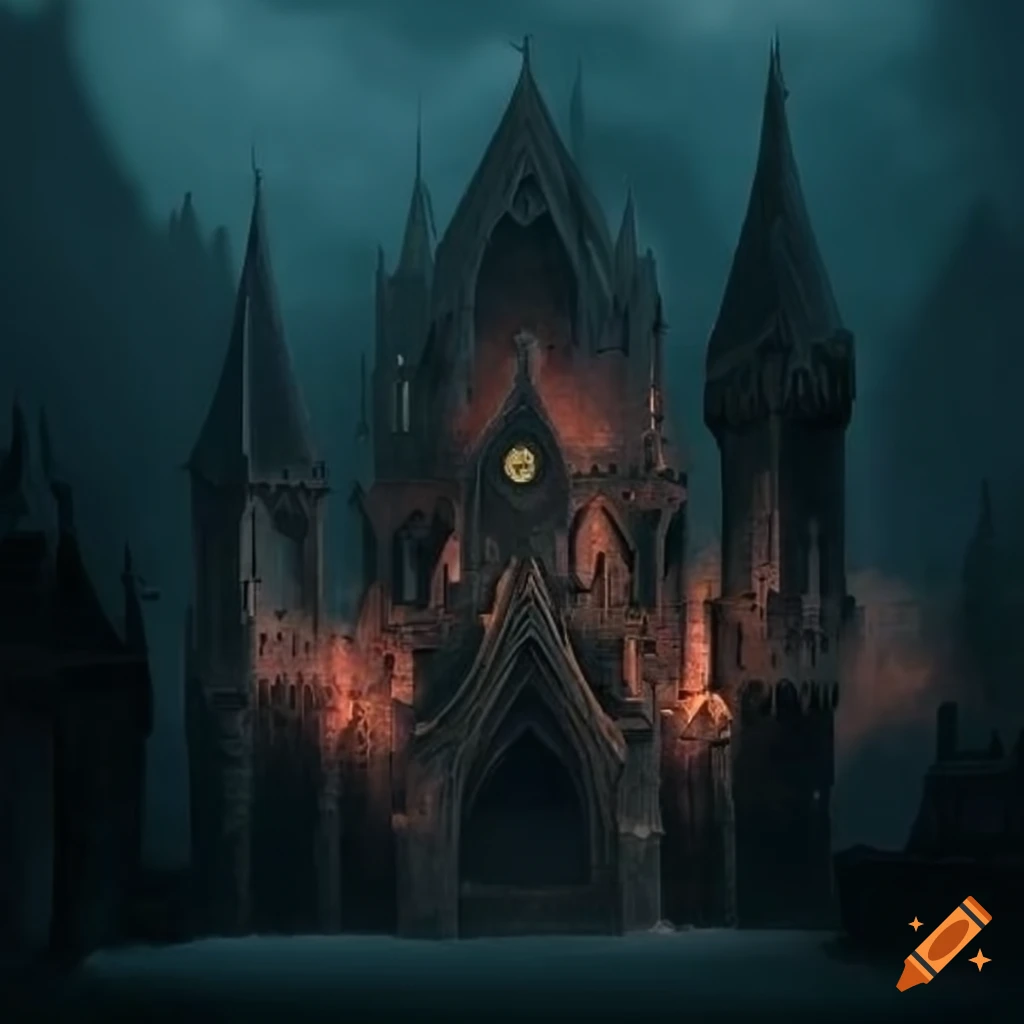 dark fantasy architecture