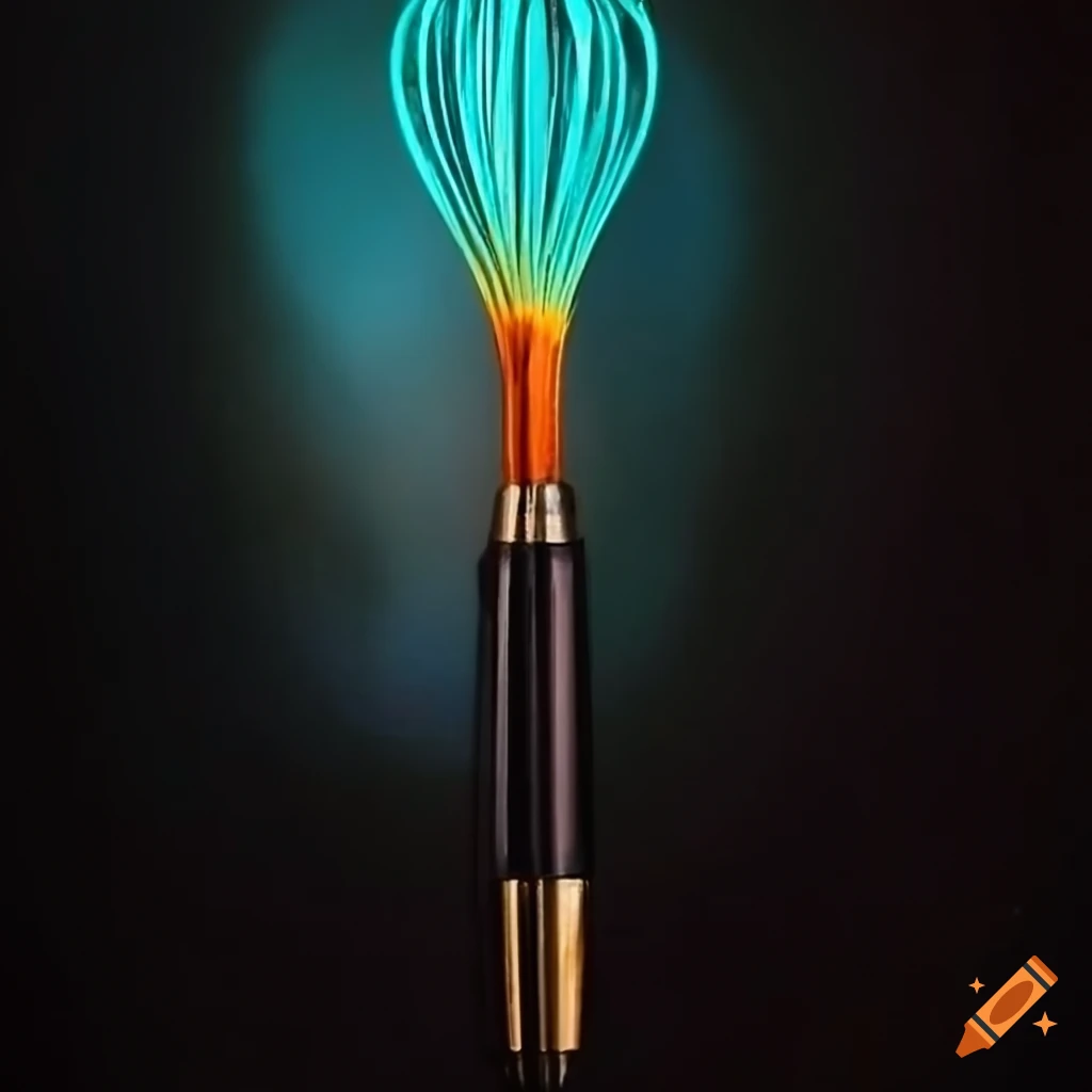 Pen with a whisklike design