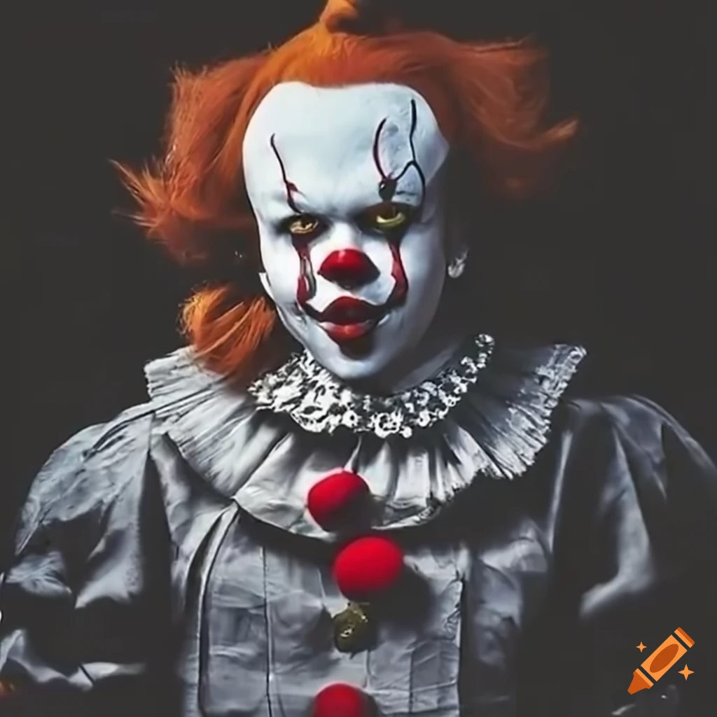 image of Pennywise the clown from the movie IT