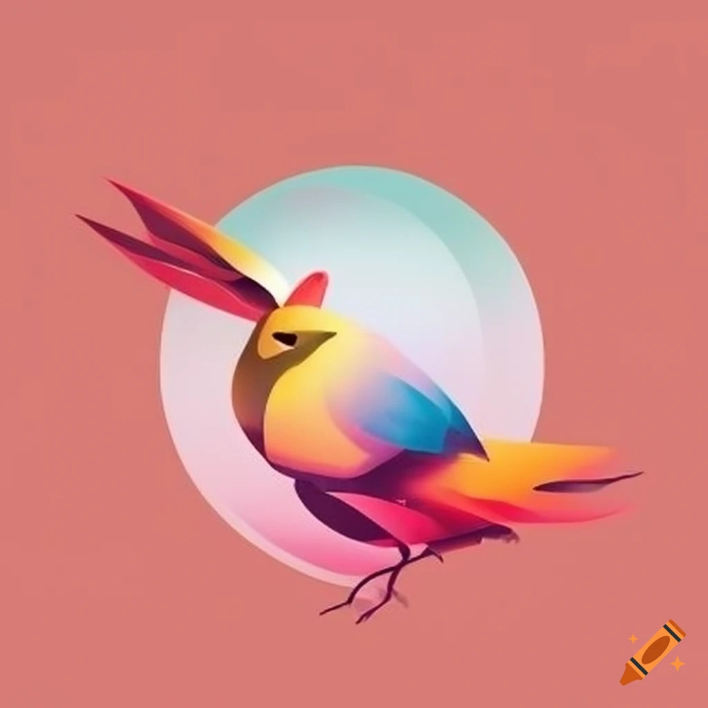 yellow-pigeon-logo-on-craiyon