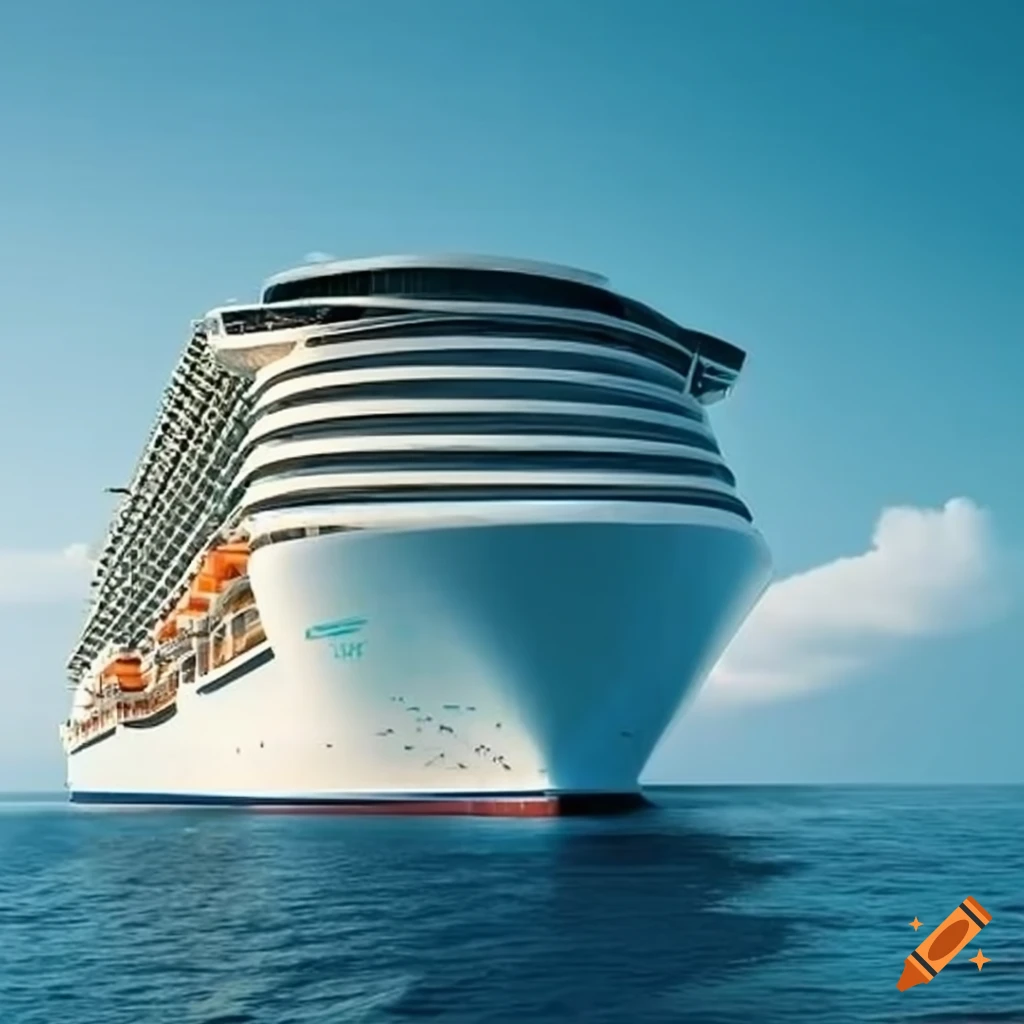 Modern Massive Cruise Ship On Craiyon