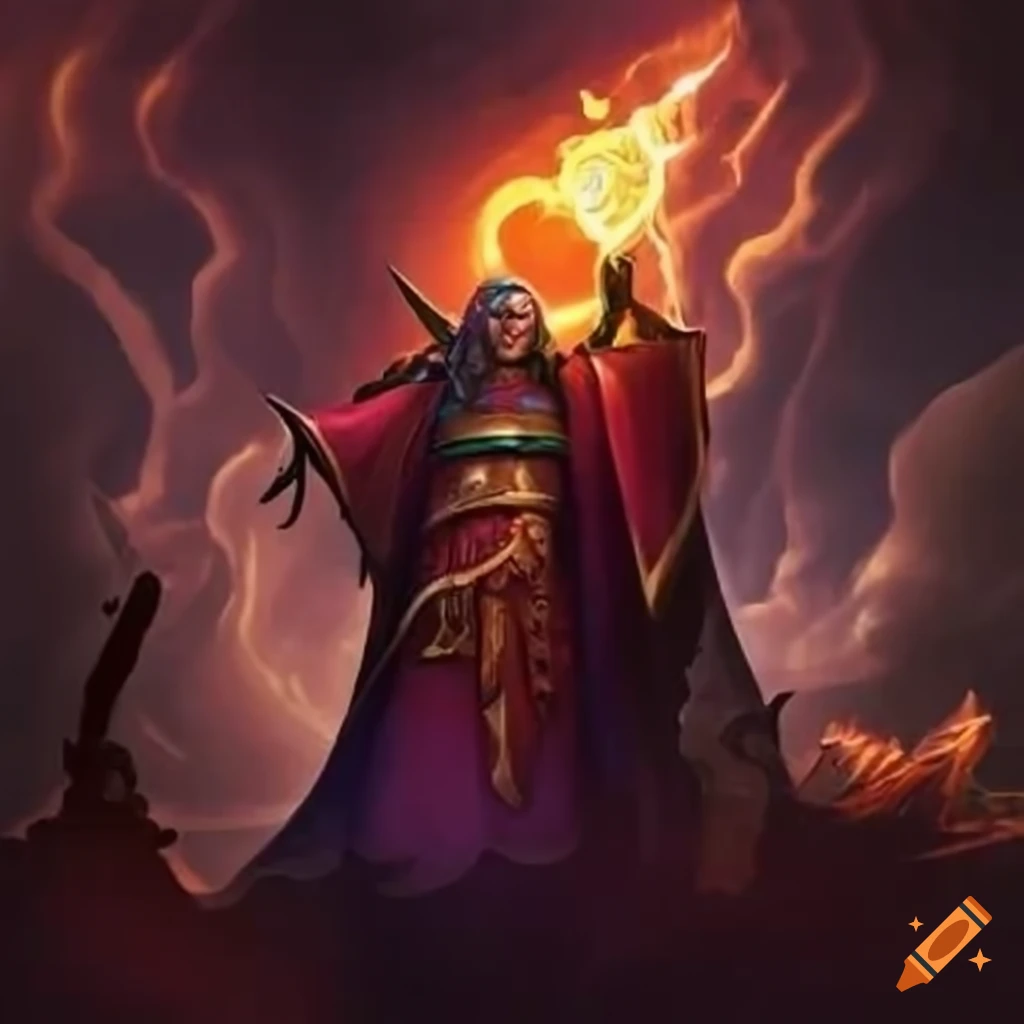 NFT artwork of an 80s-90s style fantasy mage