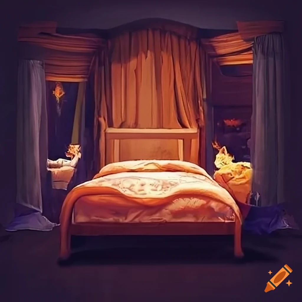 Screenshot of bed wars gameplay on Craiyon