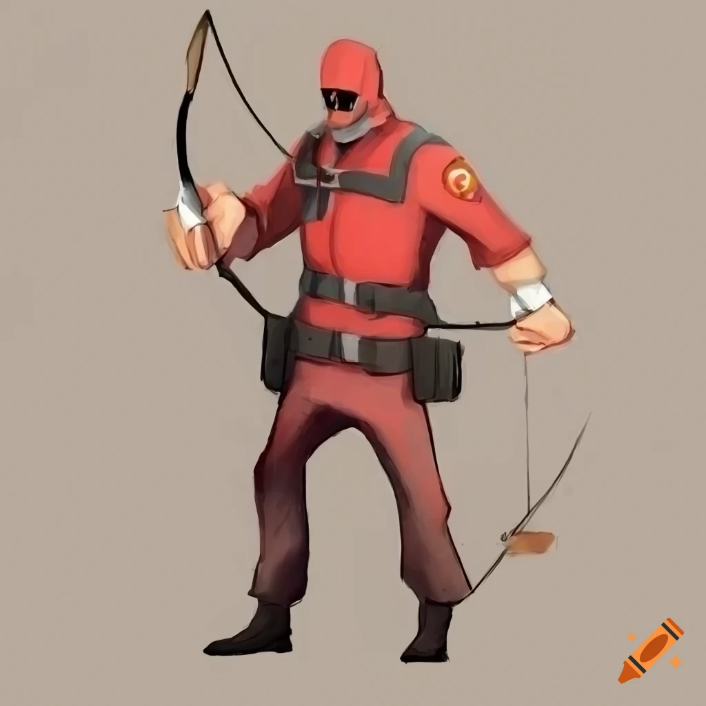 Csgo character holding a fishing rod with a fish on Craiyon