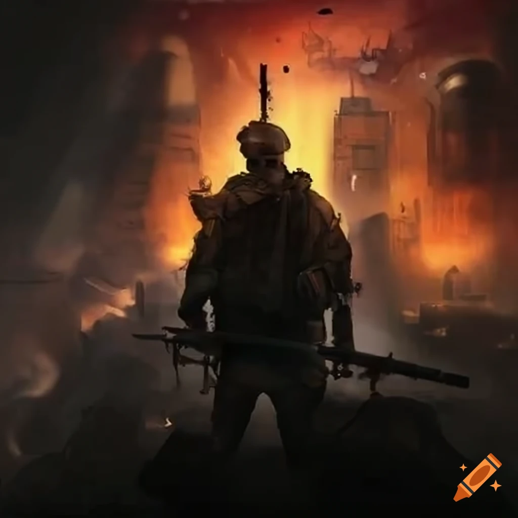 virtual battlefield illustration
