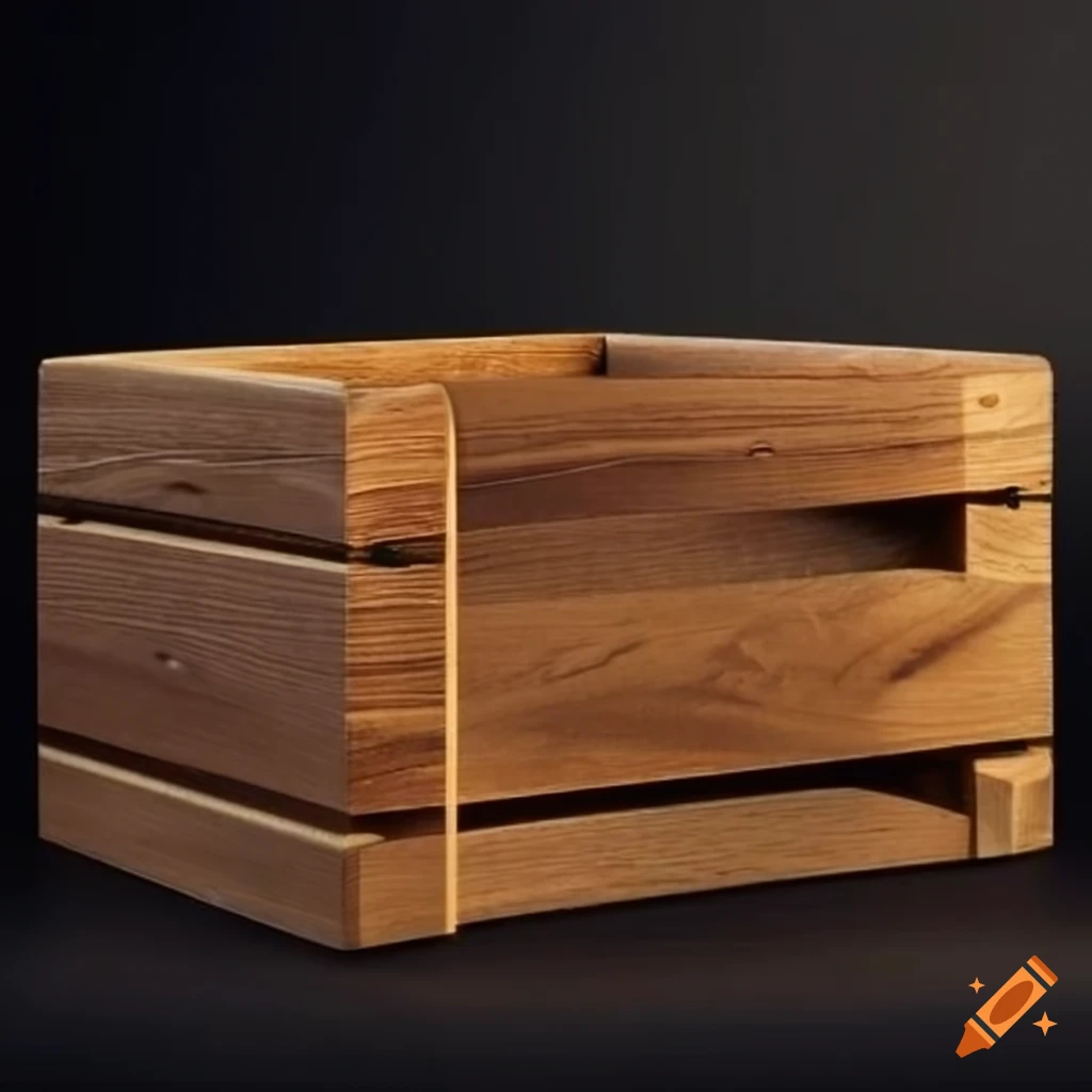 Reusable wooden box