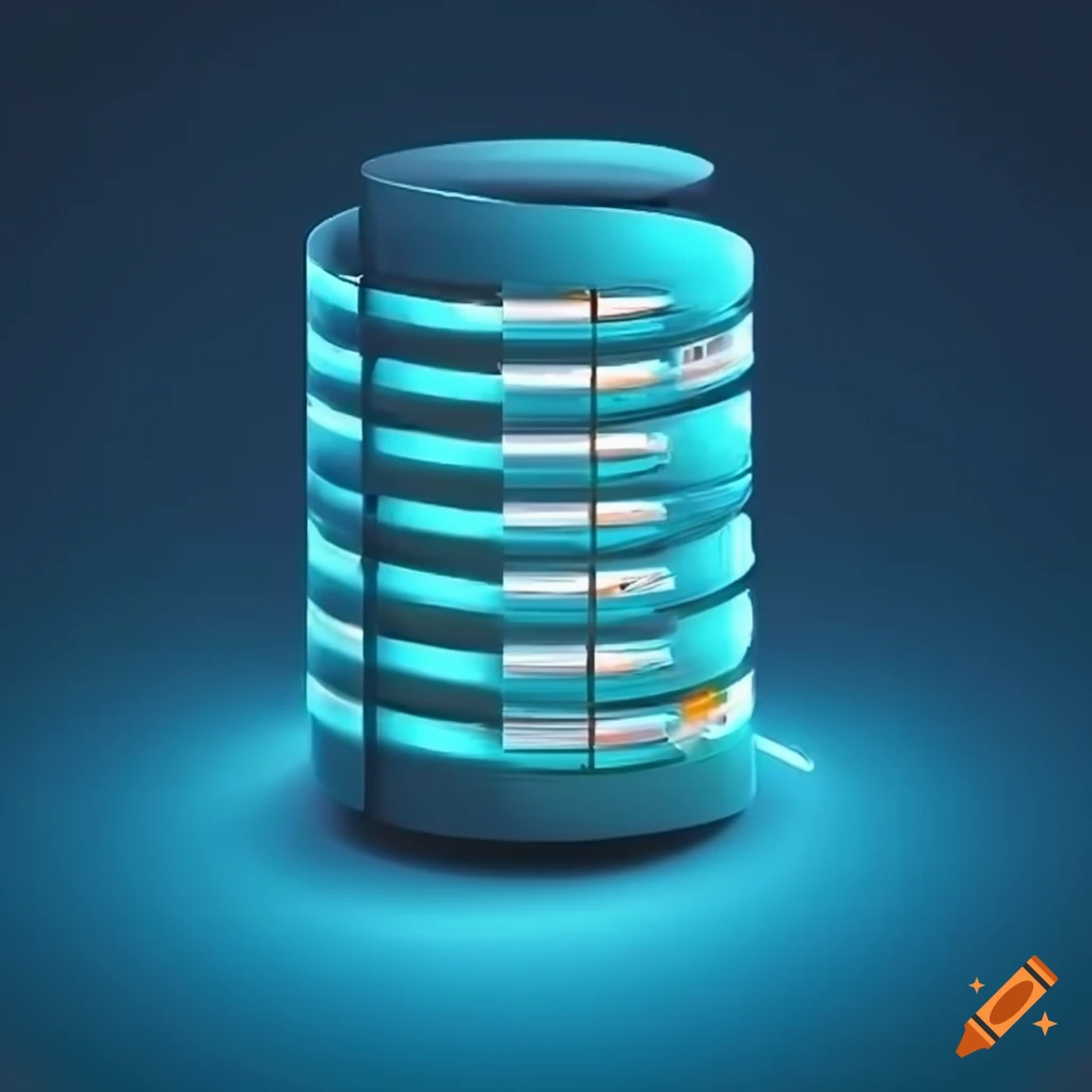 Illustration of server search process on Craiyon