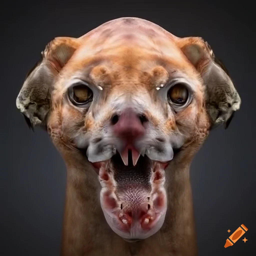 photorealistic animal collage artwork