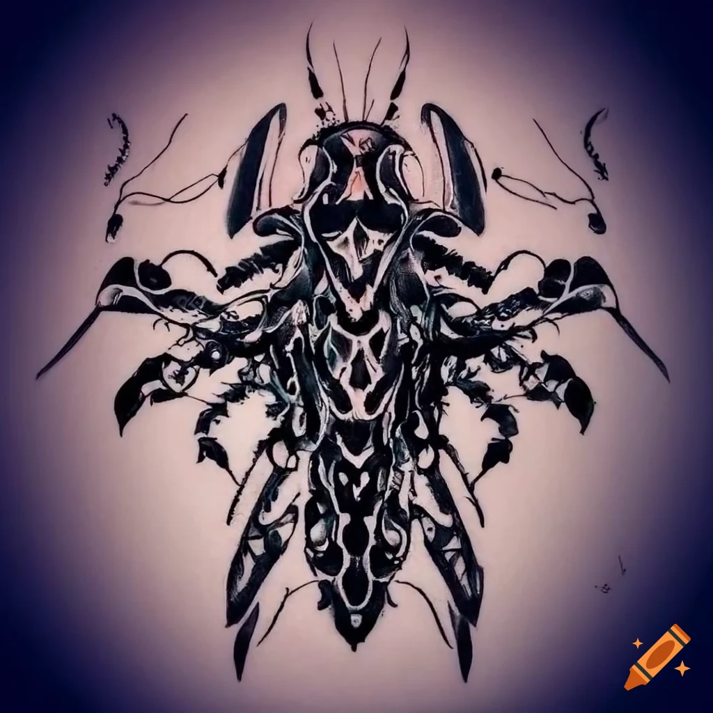 Insect Tattoo Design High Resolution PNG File - Etsy