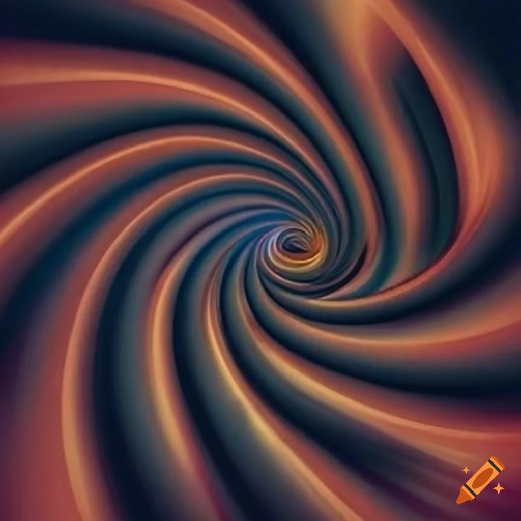 Abstract spiral design