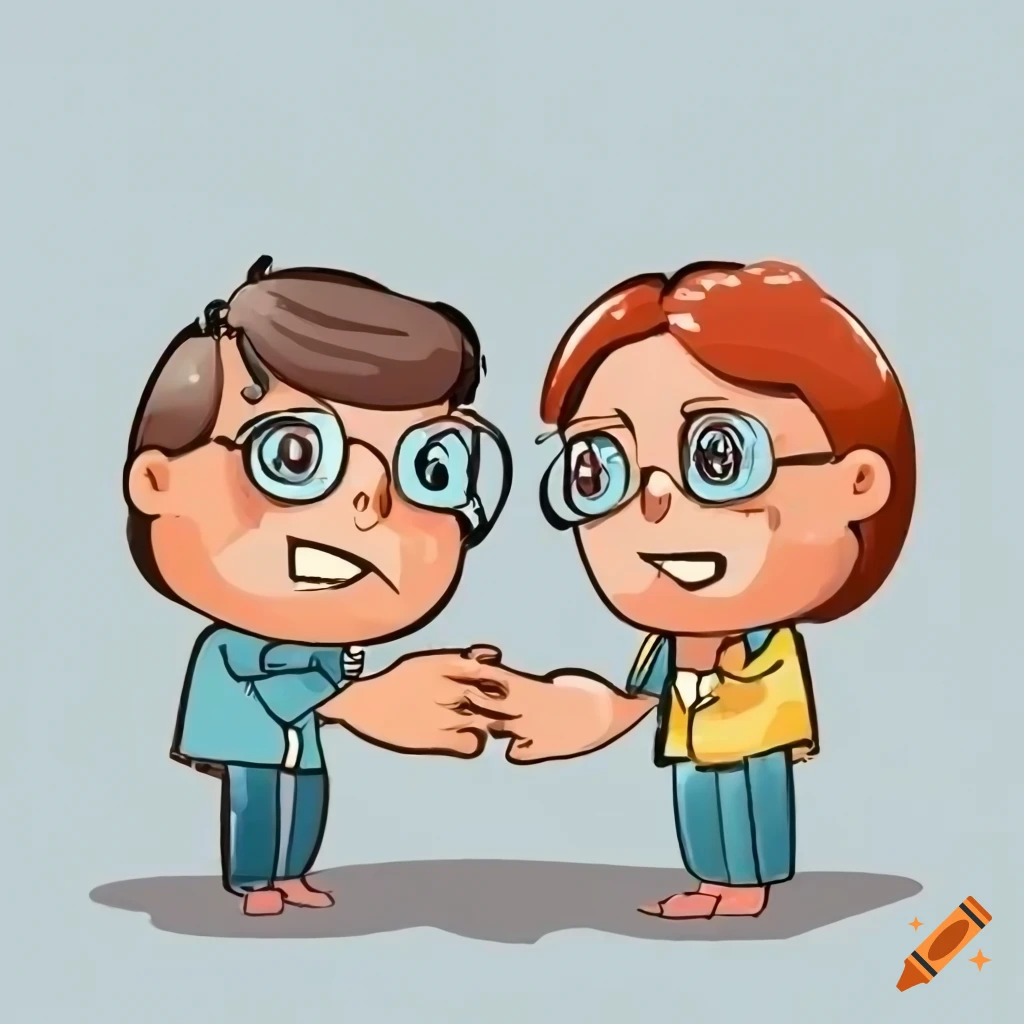 Clipart Of Three People Having A Conversation In An Office On Craiyon