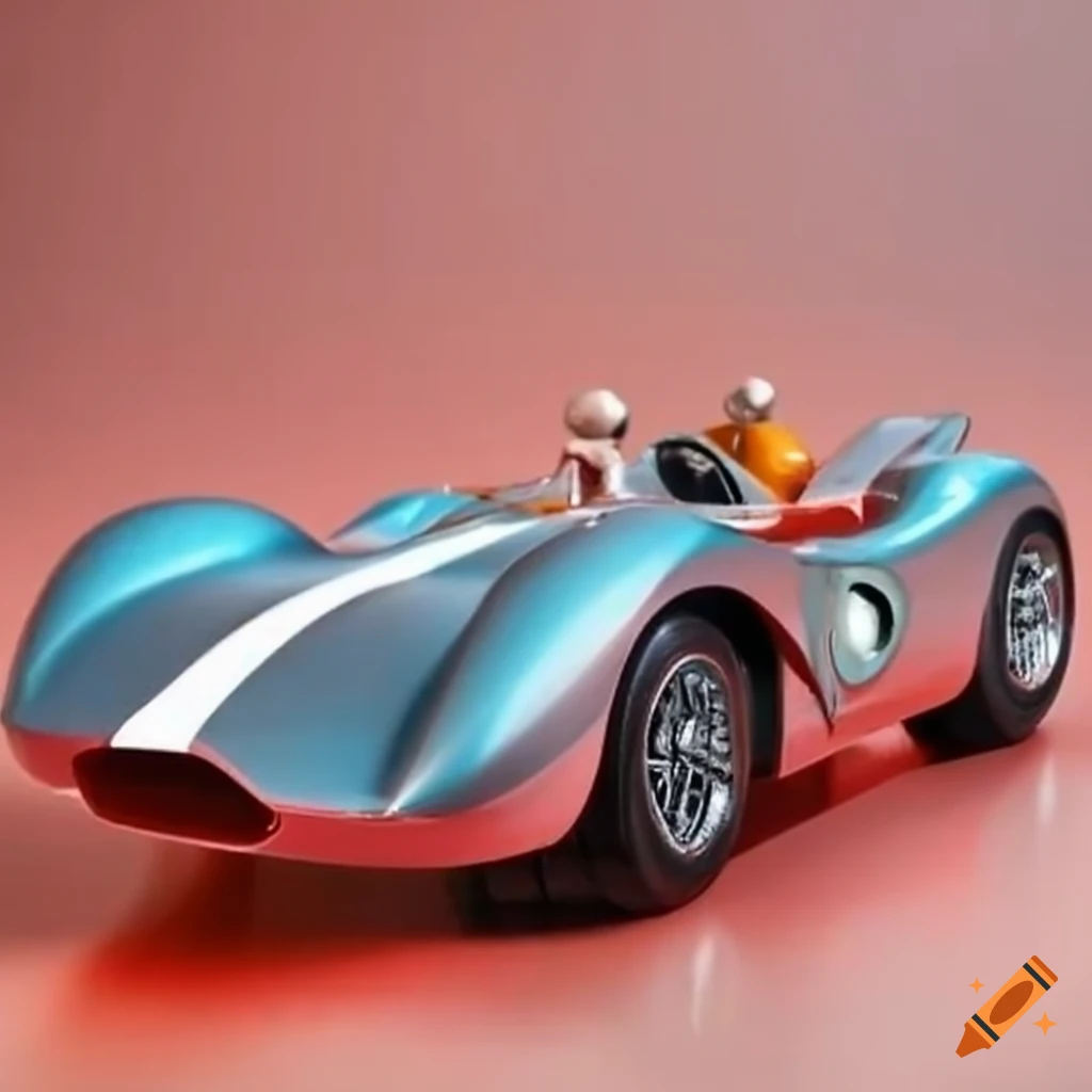 Detailed replica of the mach five speed racer car