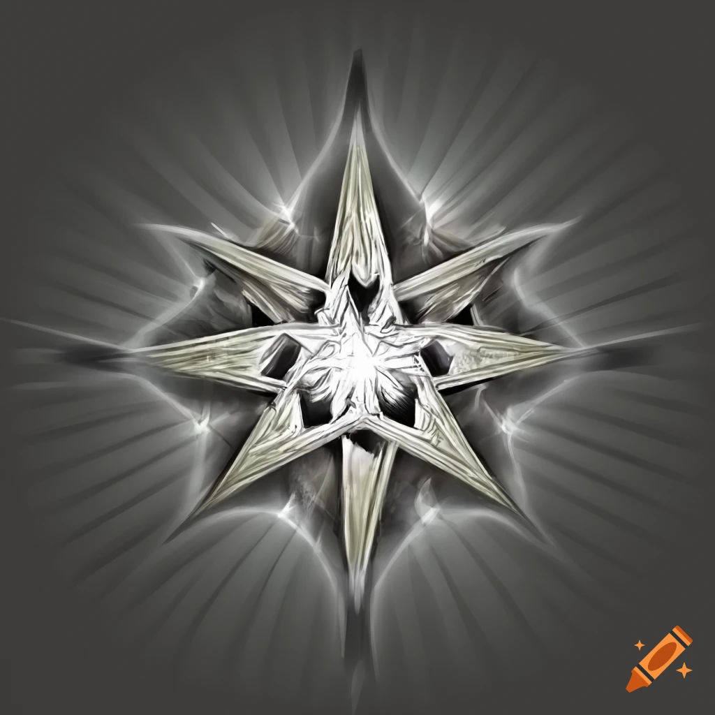 Silver star logo inspired by the forgotten realms