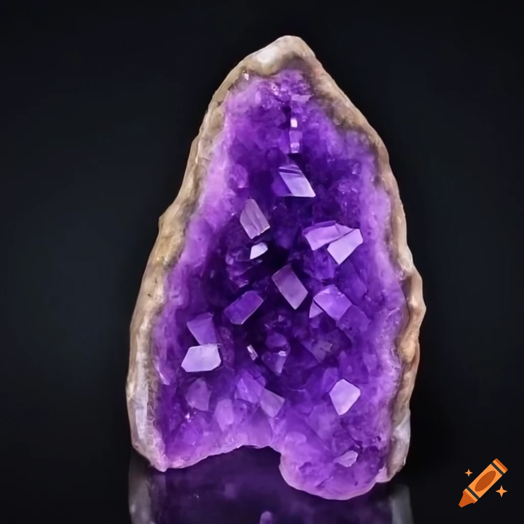 Photo of mysterious amethyst geodes