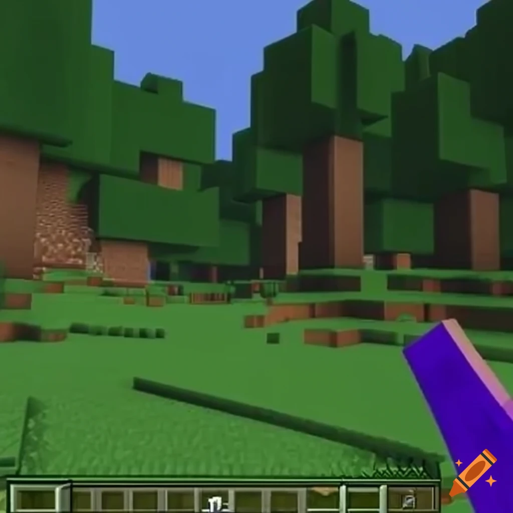 Screenshot of minecraft origins gameplay