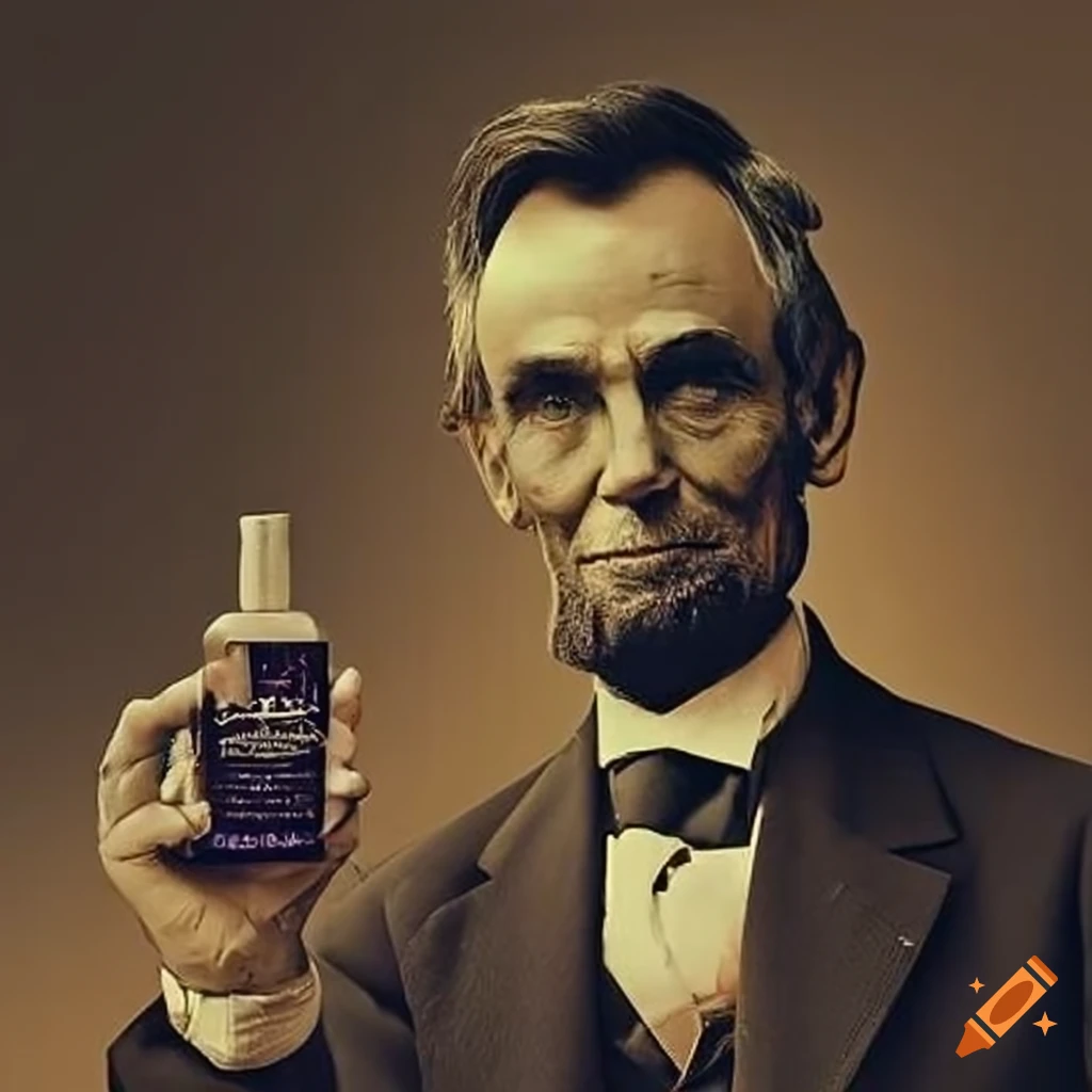 Abraham Lincoln with a new fragrance