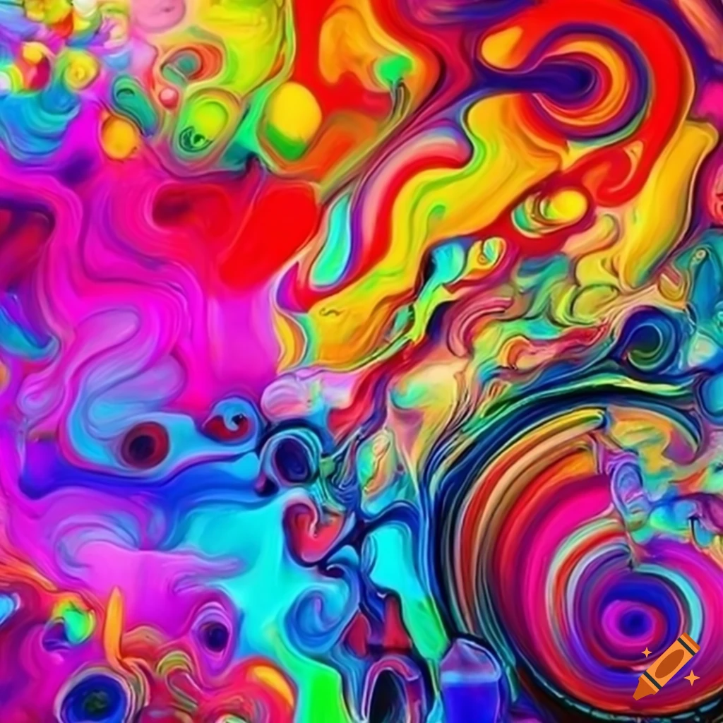 Painting titled 'paint your dreams' on Craiyon