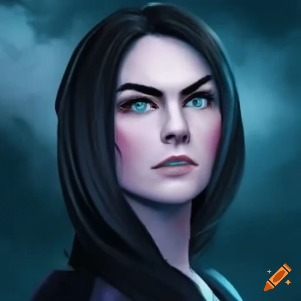 Cosplay of nerine storm thompson as a villain