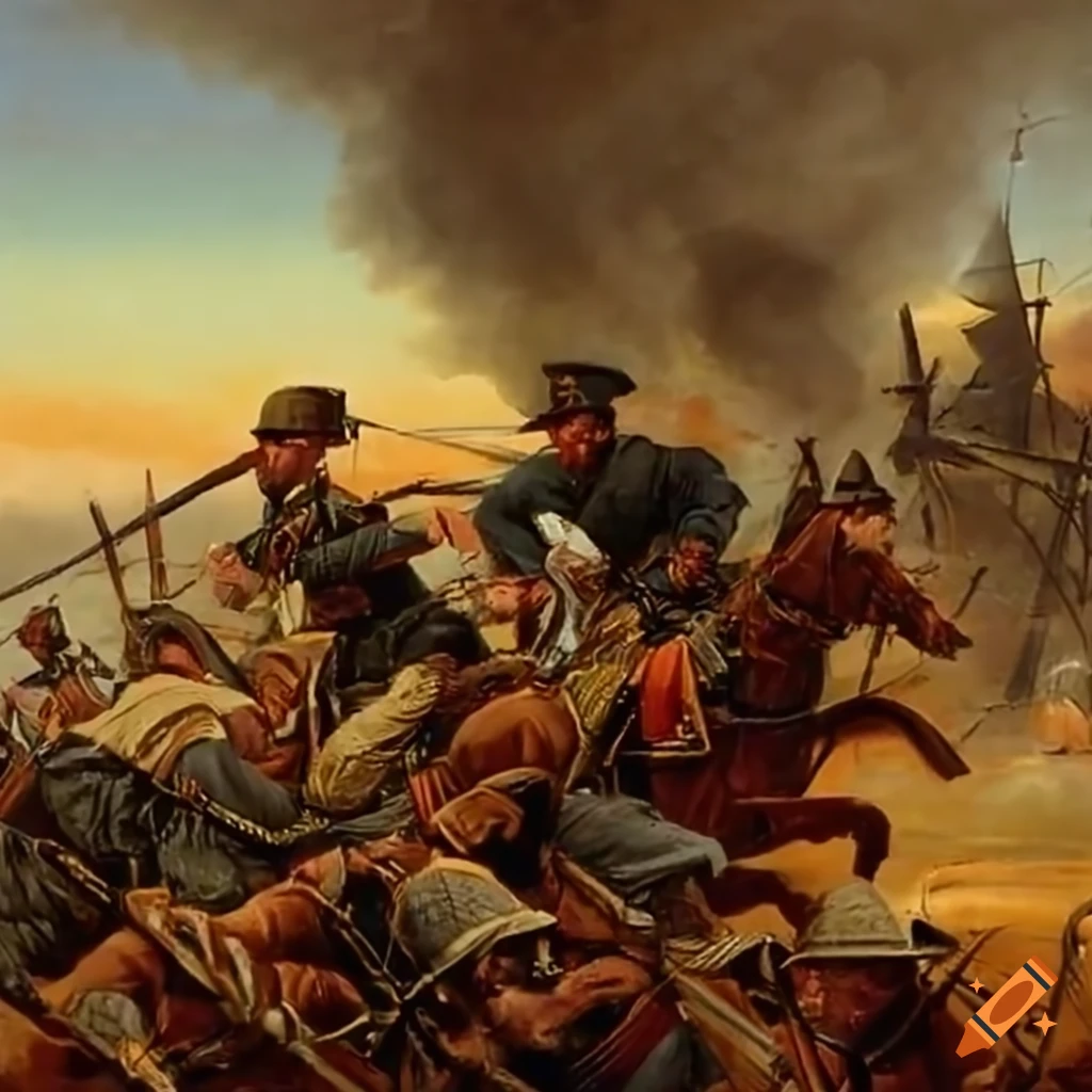 painting of Battle of San Juan Hills, July 1, 1898
