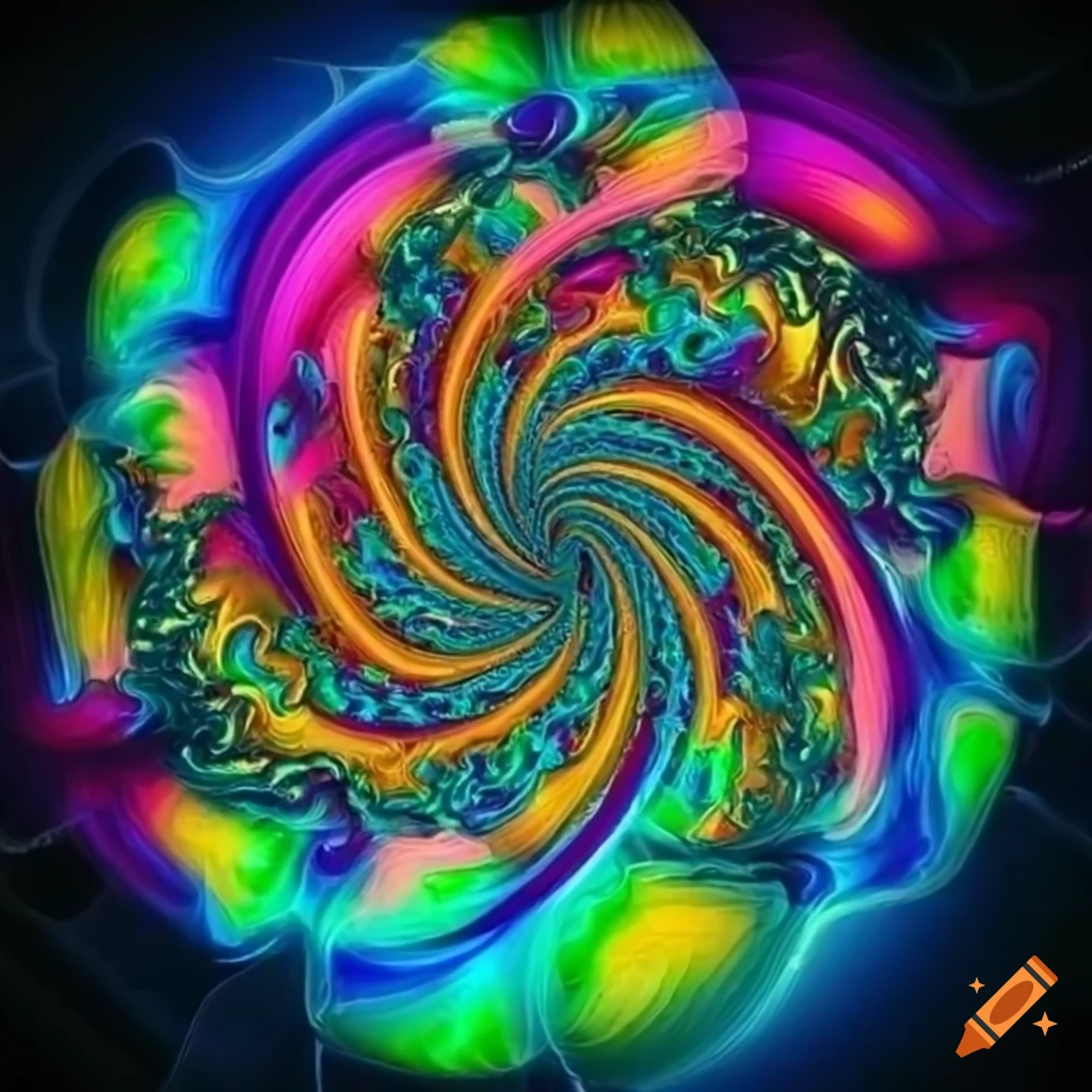 Mind-bending 3d fractal torus artwork on Craiyon