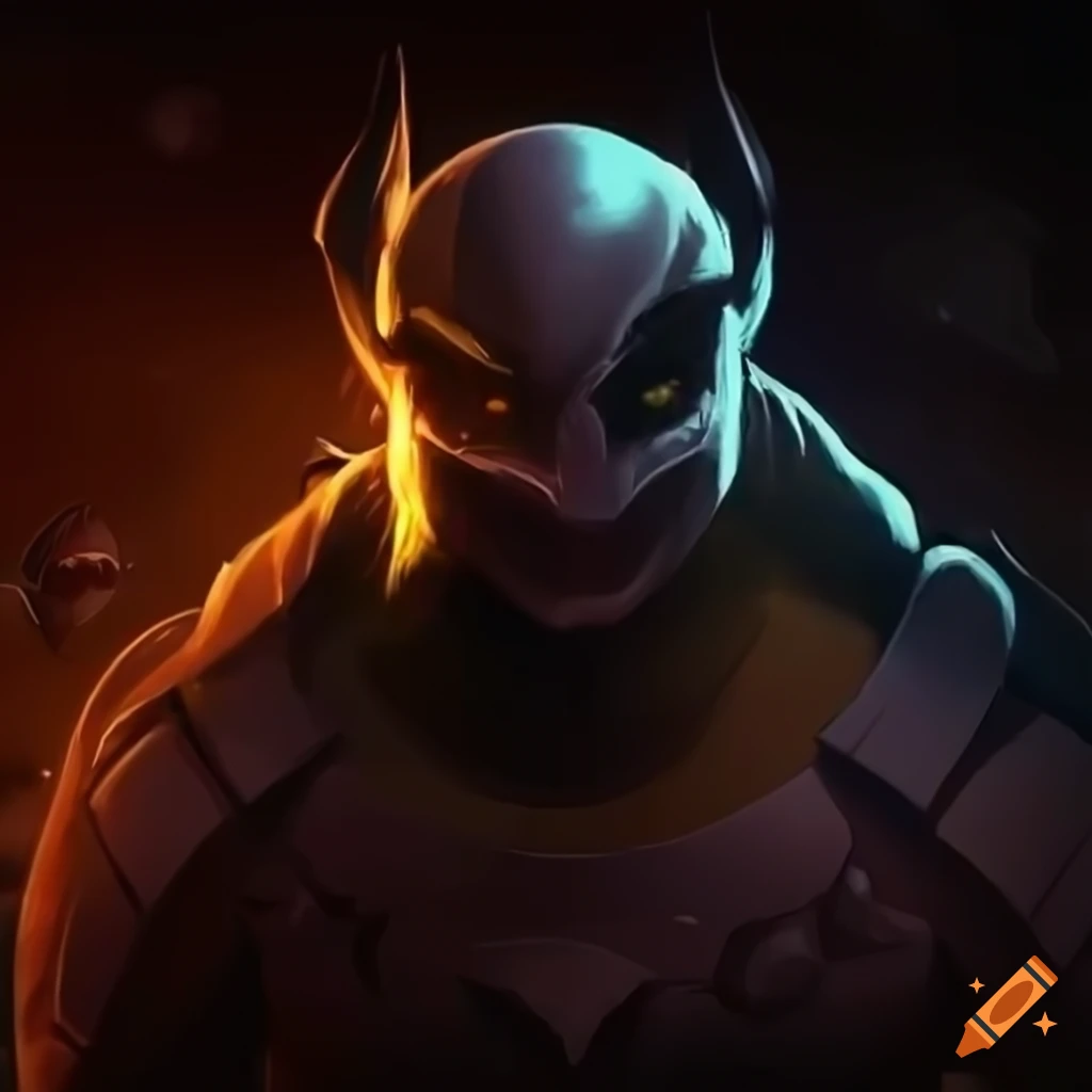 bat character for video game
