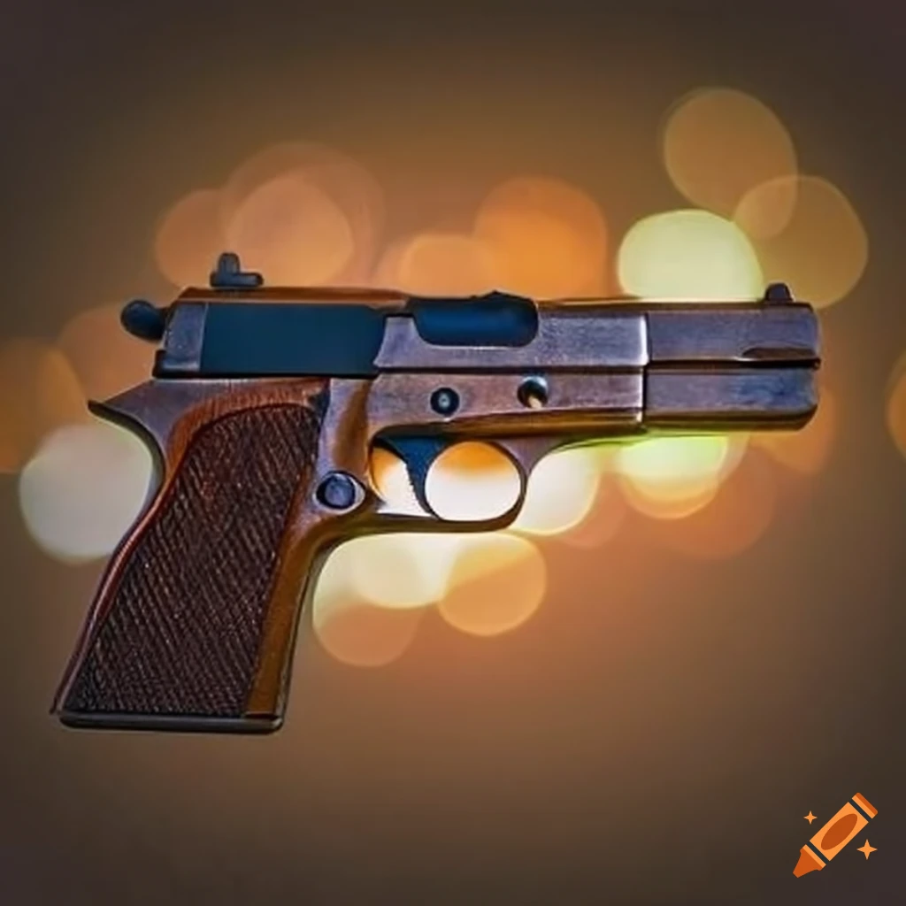 brown colored Browning Hi Power