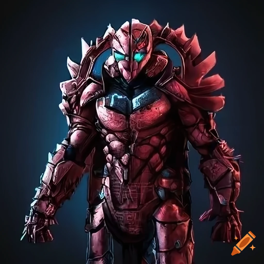 image of a supervillain in armor