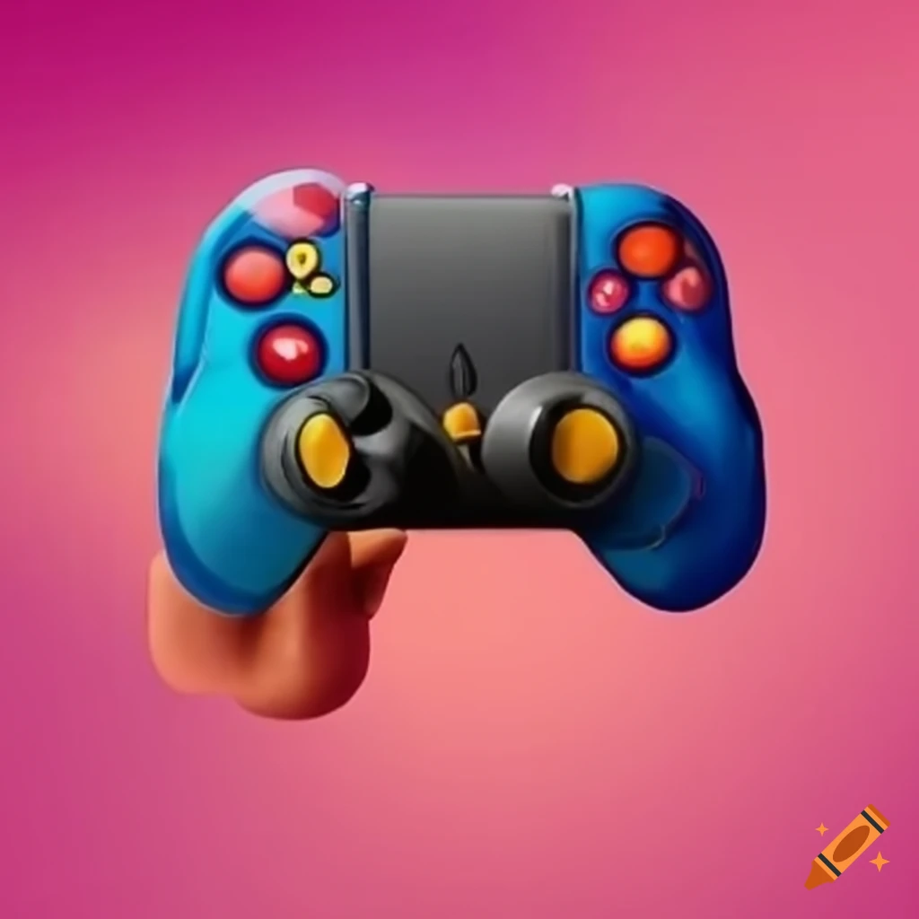 Illustration Of A Child Playing Video Games On Craiyon