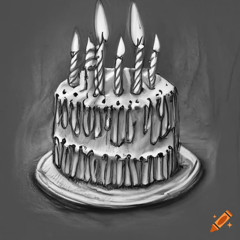 How To Draw A Cute Birthday Cake-saigonsouth.com.vn