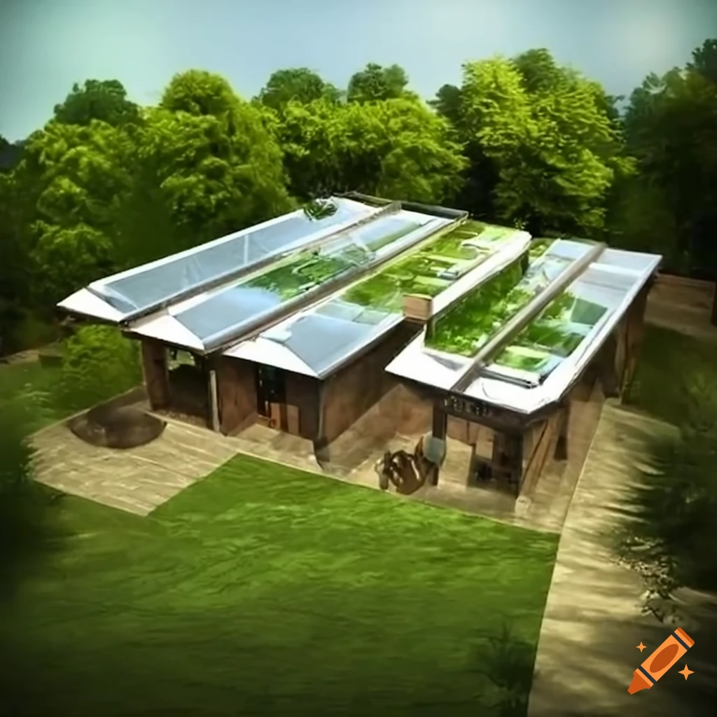 glass-roofed eco village