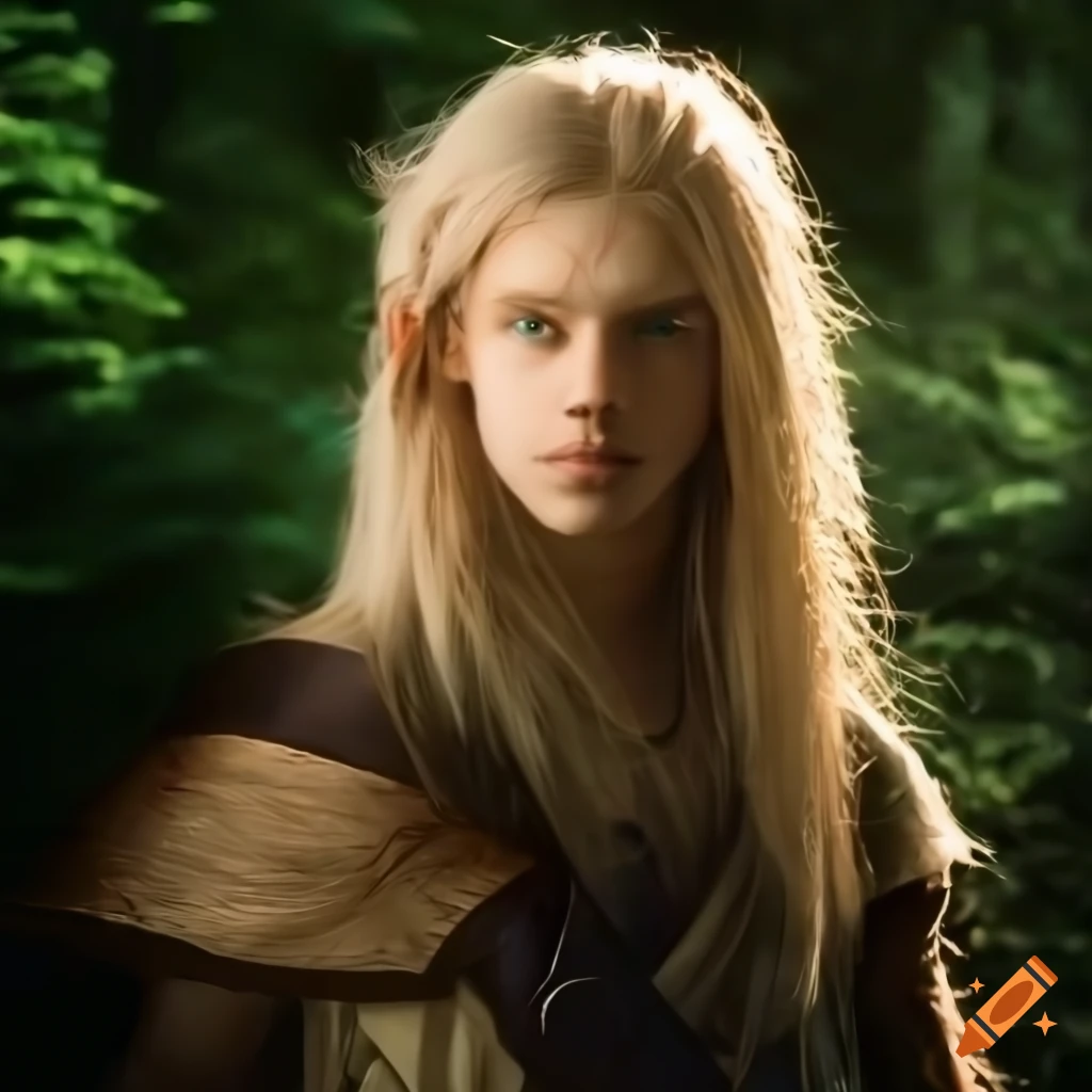 Anime Style Portrait Of A Blond Haired Male Elf Warrior On Craiyon 