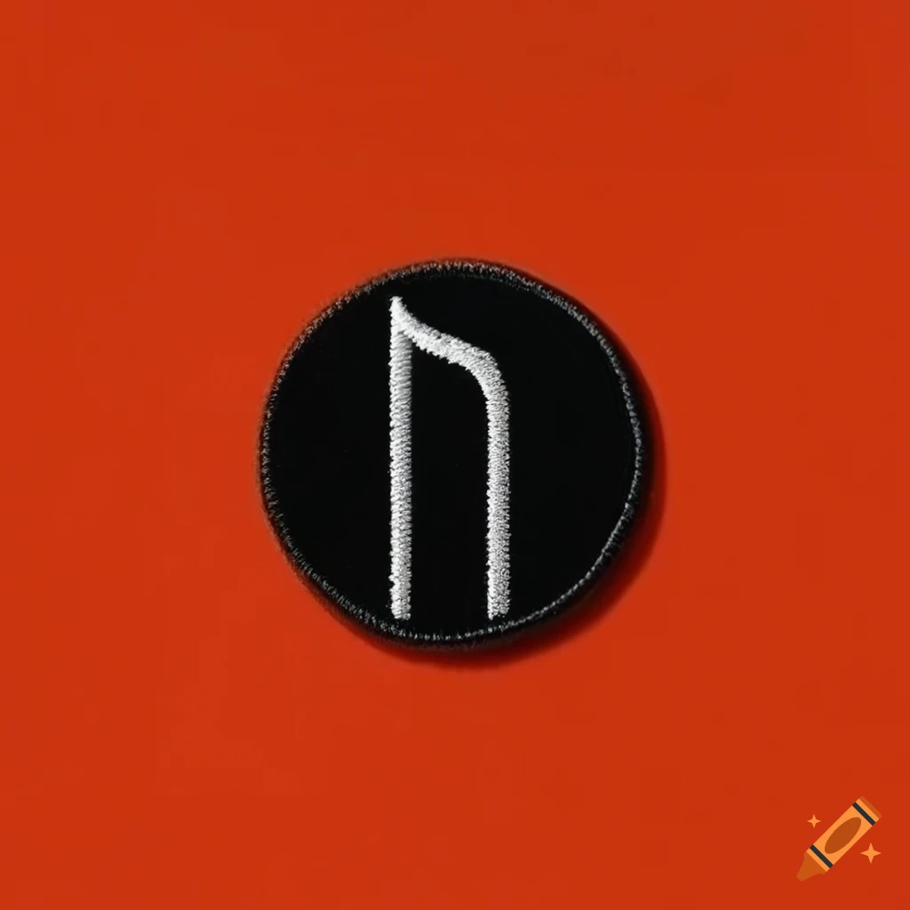 minimalist logo patch design