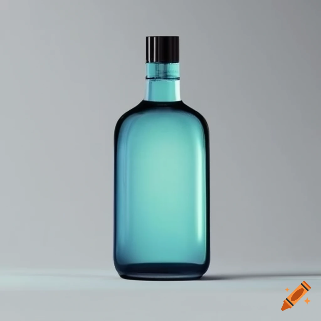 Safecut aftershave bottle with clean design